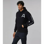 McLaren Indy Car Men's Core Logo Drivers Hoodie Left Chest-Black Hoodies Gray