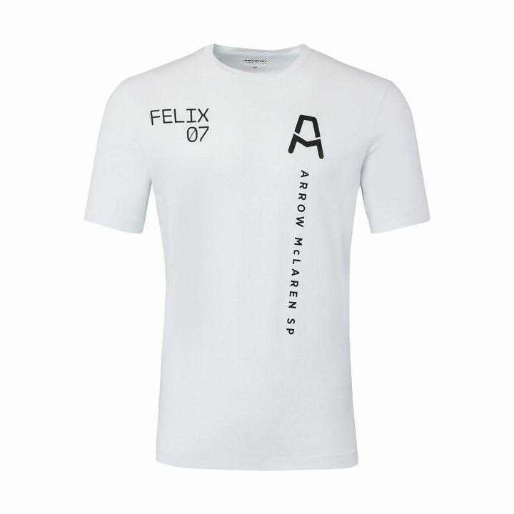 McLaren Indy Car Men's Felix Rosenqvist  #7 Driver T-Shirt - White T-shirts Lavender