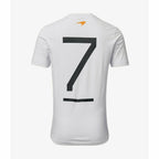 McLaren Indy Car Men's Felix Rosenqvist  #7 Driver T-Shirt - White T-shirts Lavender