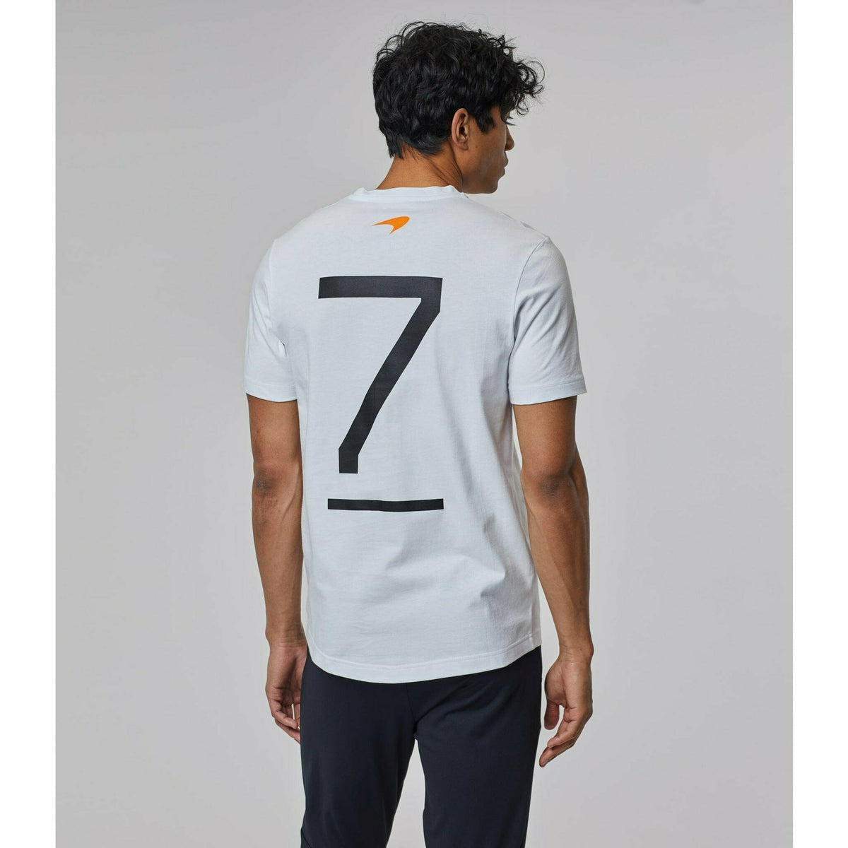McLaren Indy Car Men's Felix Rosenqvist  #7 Driver T-Shirt - White T-shirts Gray