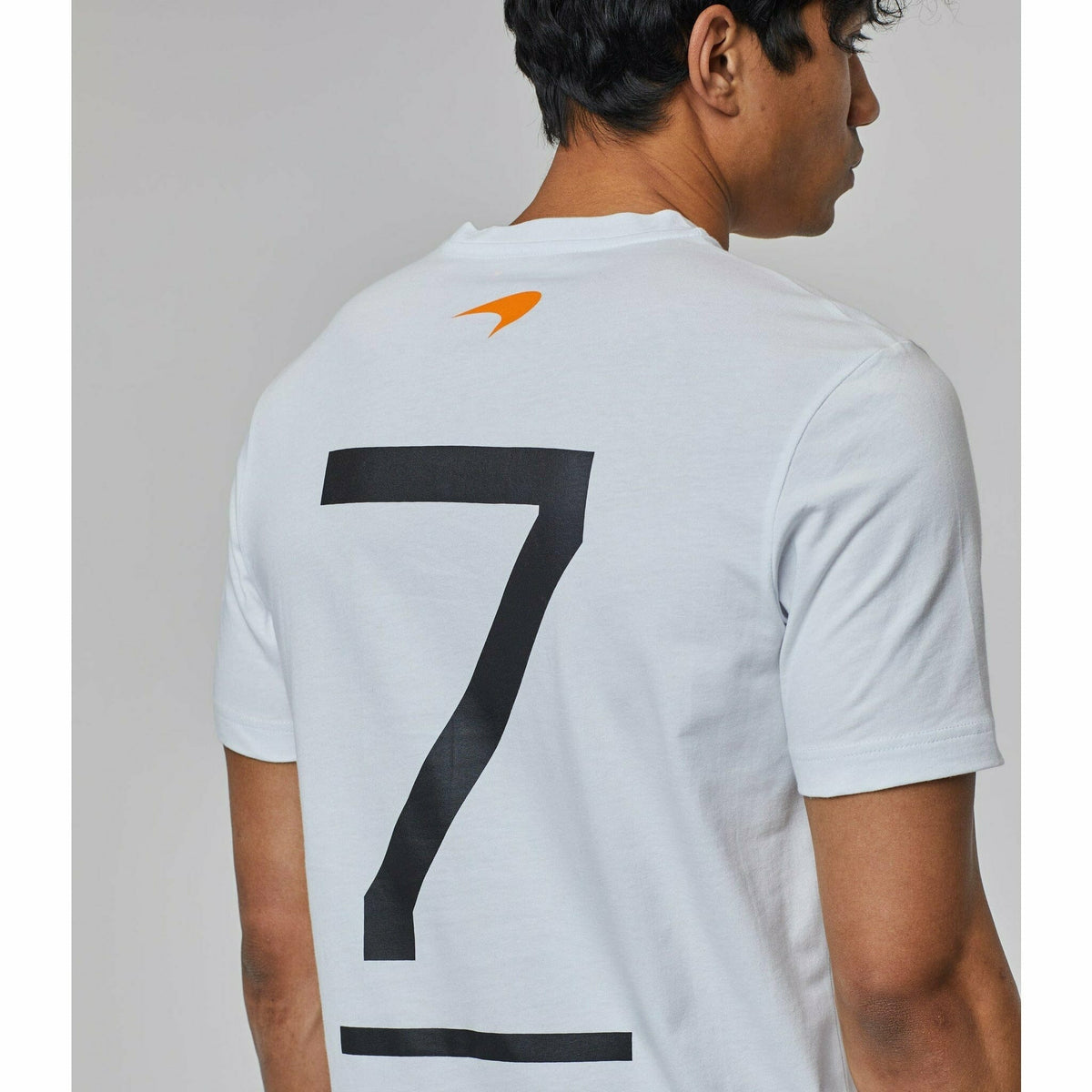 McLaren Indy Car Men's Felix Rosenqvist  #7 Driver T-Shirt - White T-shirts Gray