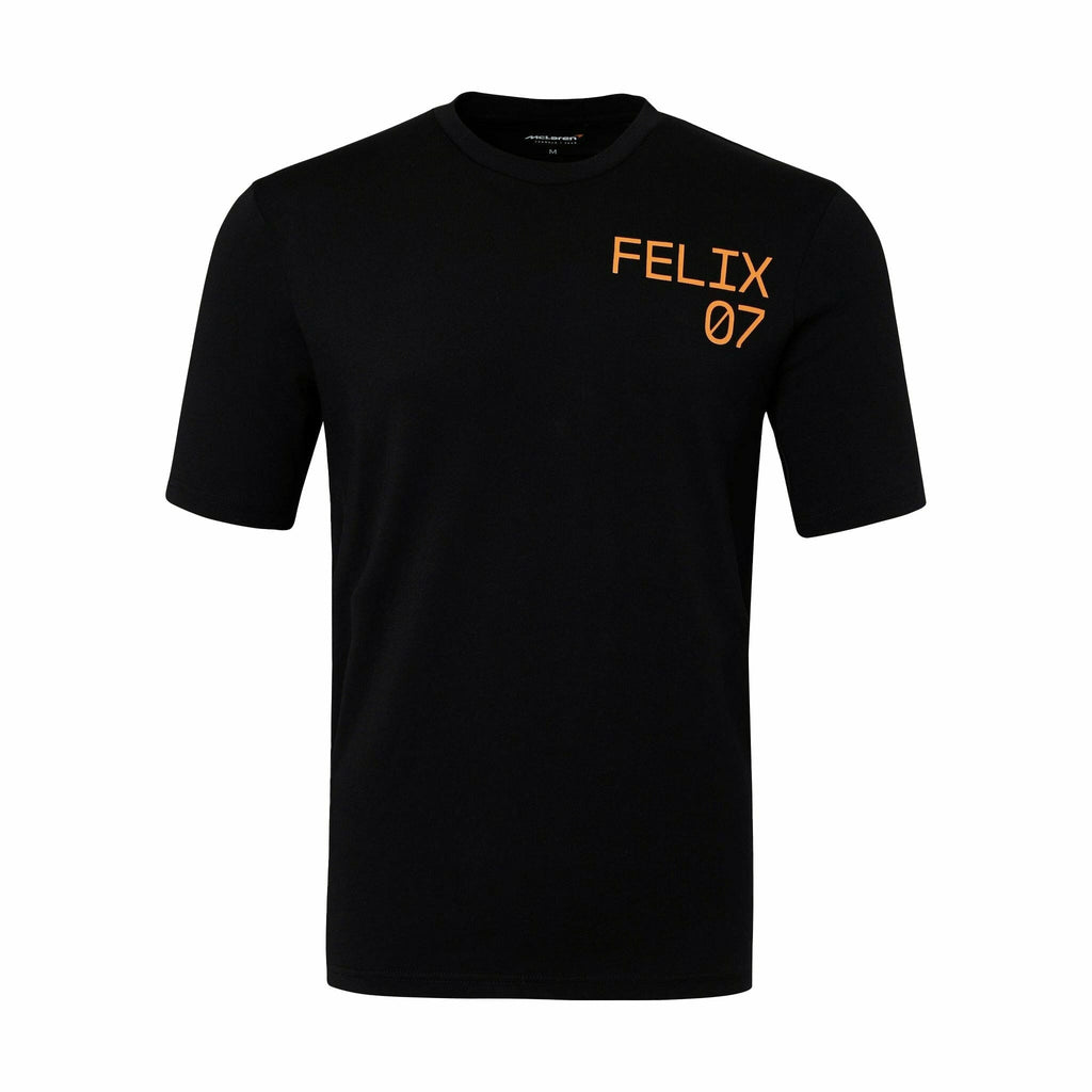 McLaren Indy Car Men's Felix Rosenqvist  #7 Driver T-Shirt - Black T-shirts Black