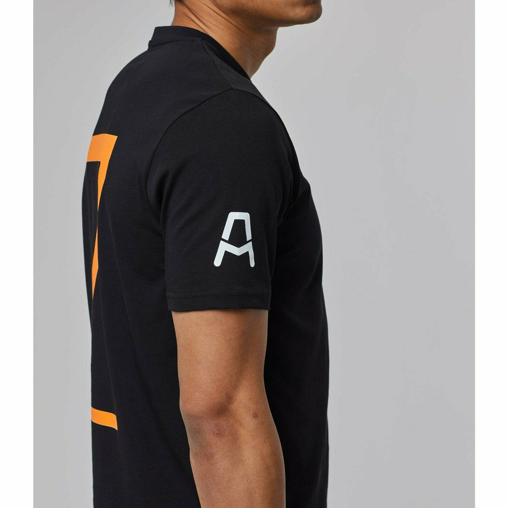 McLaren Indy Car Men's Felix Rosenqvist  #7 Driver T-Shirt - Black T-shirts Black