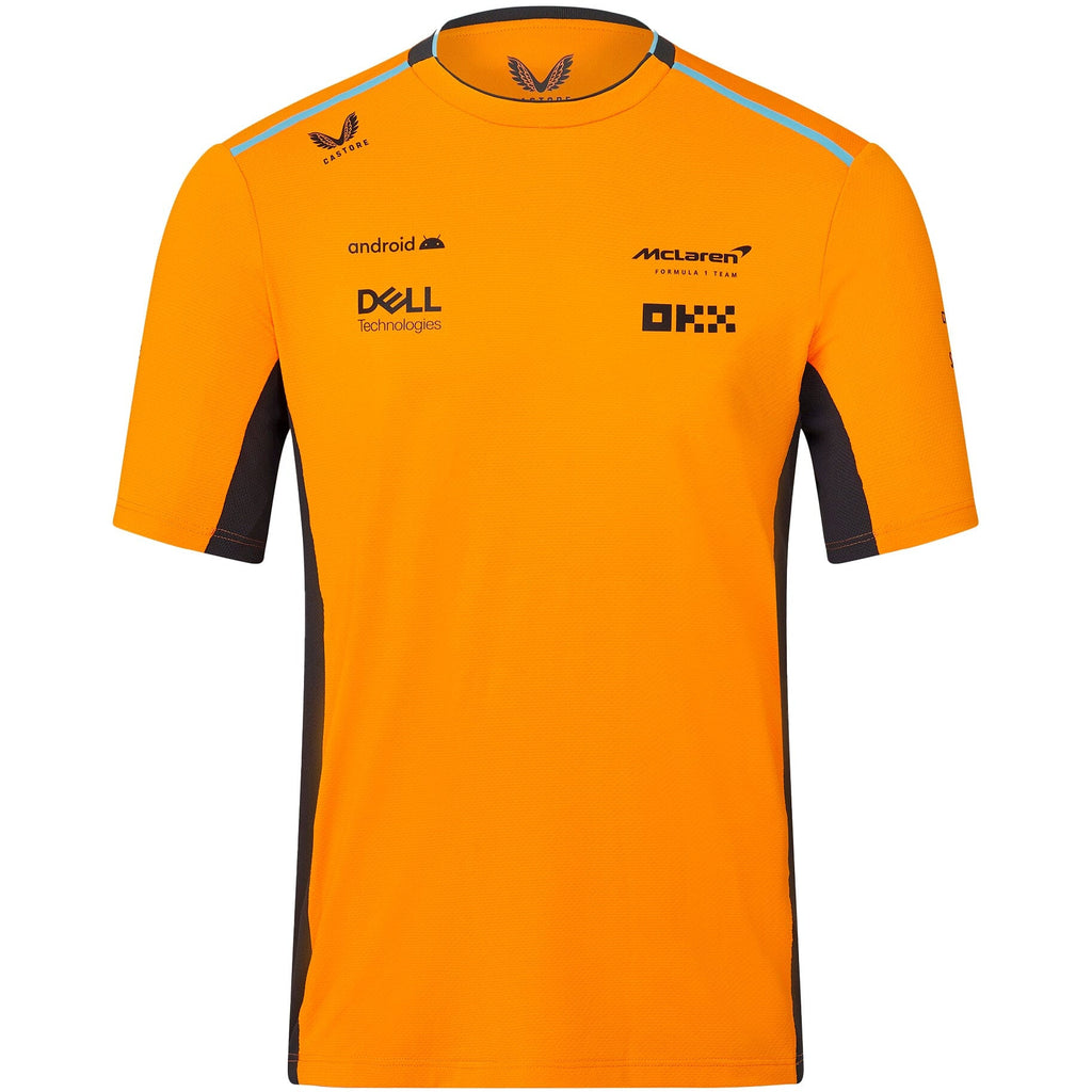 McLaren F1 Men's 2023 Team Replica Set Up T-Shirt - Papaya/Phantom T-shirts McLaren-Castore 