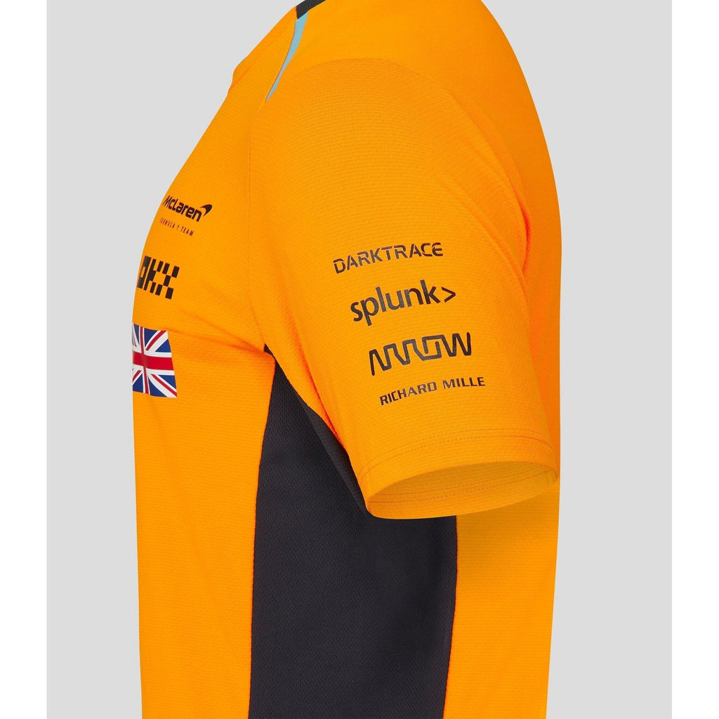 McLaren F1 Men's 2023 Team Replica Set Up T-Shirt - Papaya/Phantom T-shirts Dark Orange