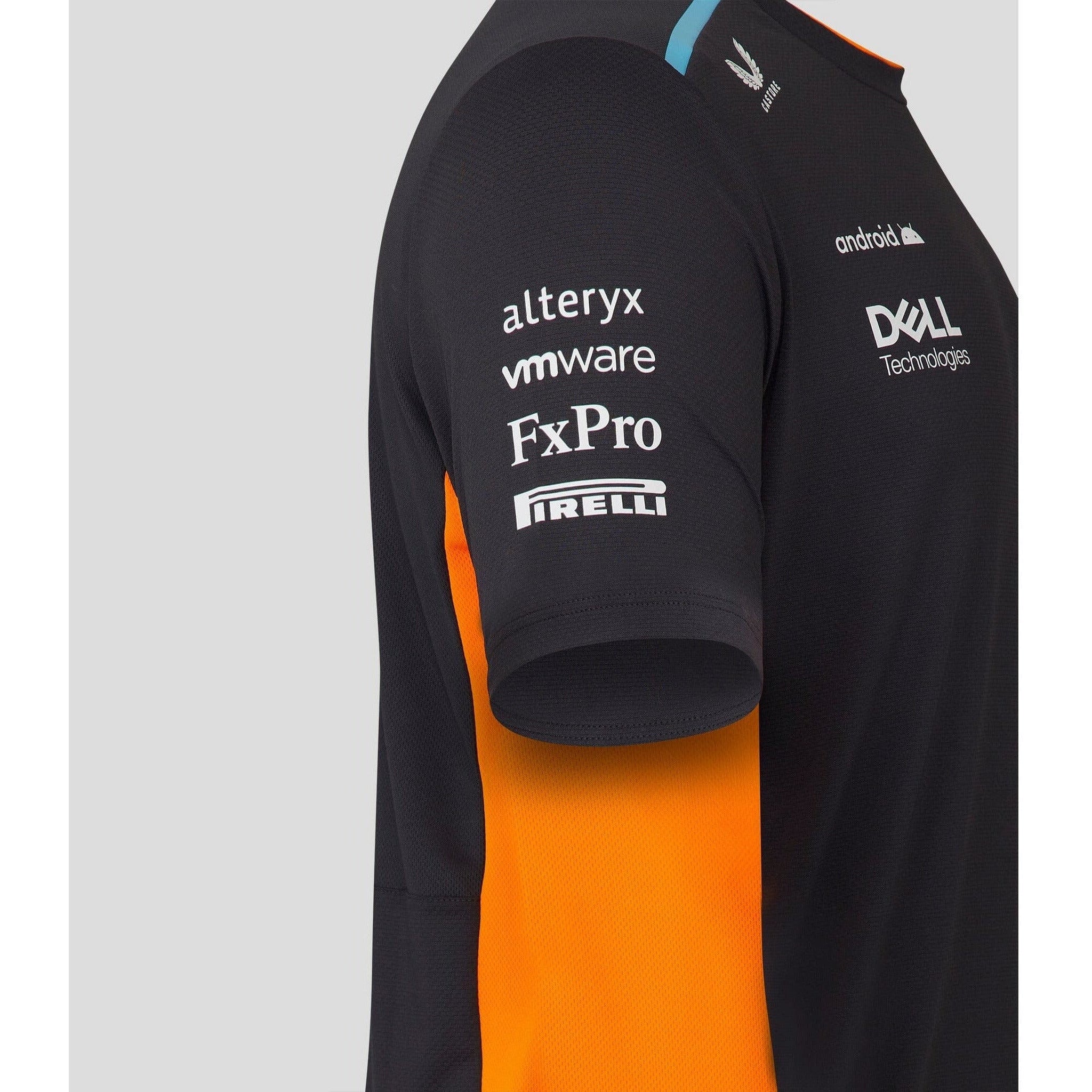 McLaren F1 Men's 2022 Team Polo Shirt - Papaya/Phantom 