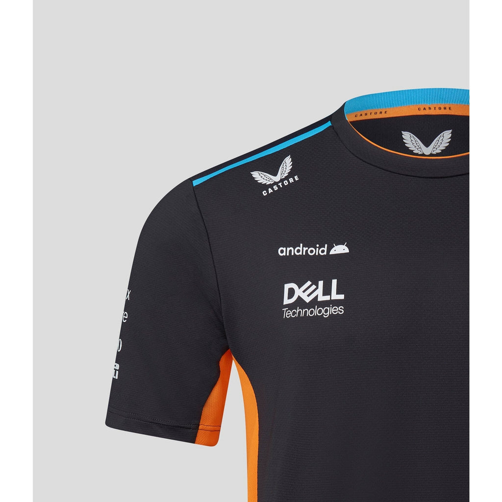 McLaren F1 Men's 2023 Oscar Piastri Team Replica Set Up T-Shirt - Papaya/Phantom T-shirts Dark Slate Gray