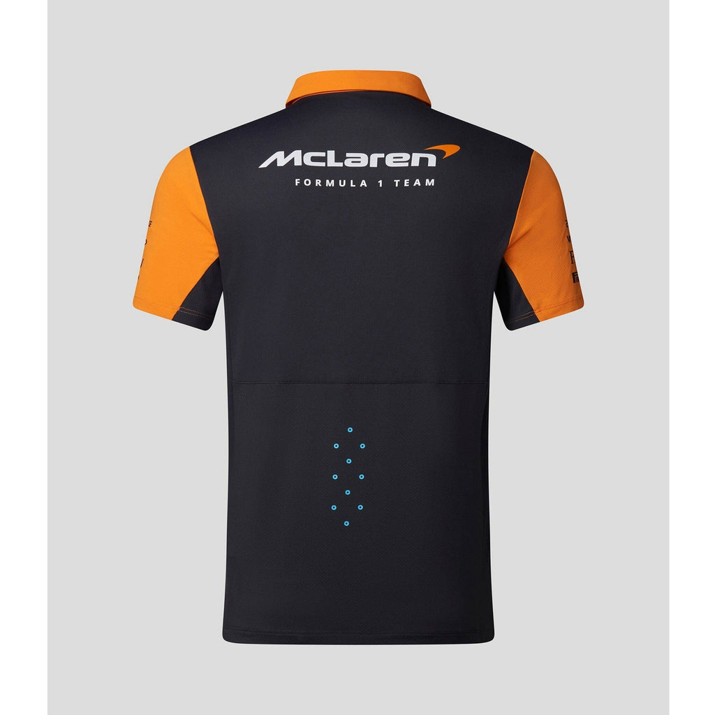McLaren F1 Men's 2023 Team Replica Polo Shirt - Papaya Polos Light Gray