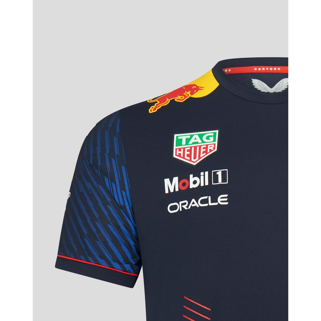 Red Bull Racing F1 Men's 2023 Team T-Shirt- Navy T-shirts Dark Slate Gray