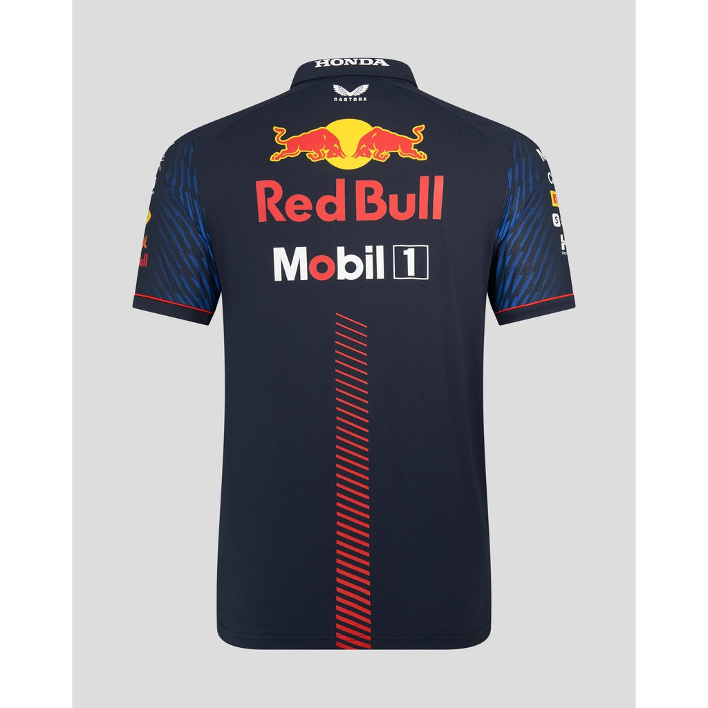 Red Bull Racing F1 Kid's 2023 Team Polo- Youth Navy Polos Light Gray
