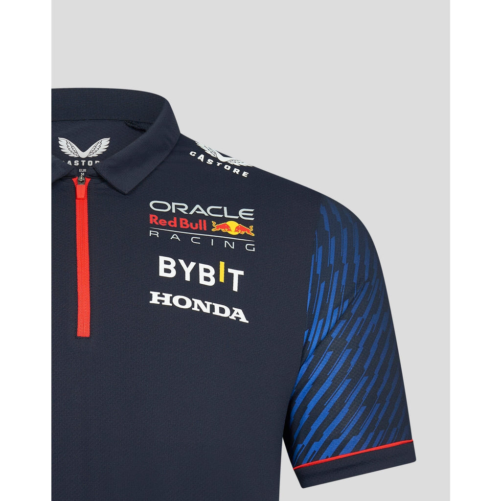 Red Bull Racing F1 Men's 2023 Team Polo Shirt- Navy Polos Dark Slate Gray