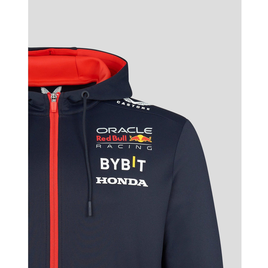 Red Bull Racing F1 Men's 2023 Team Full Zip Hooded Sweatshirt- Navy Hoodies Dark Slate Gray