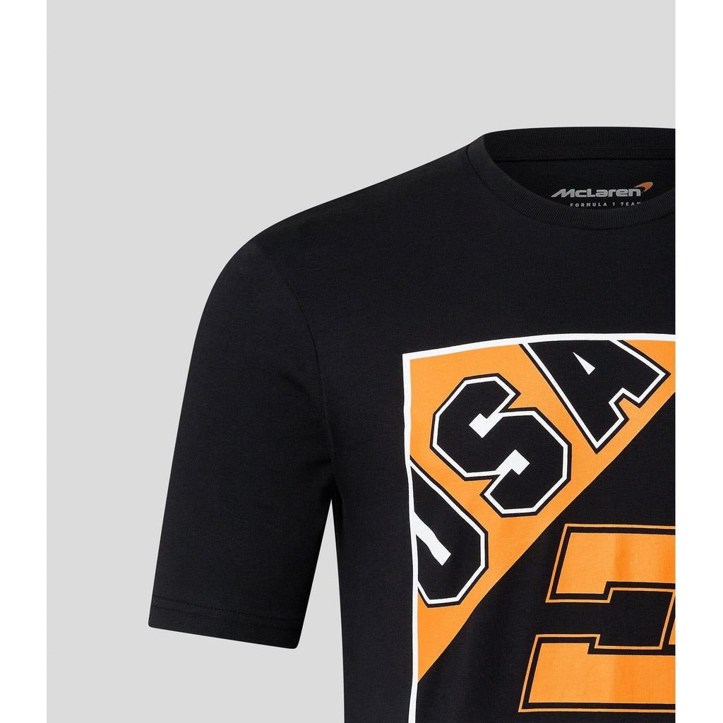McLaren F1 Men's Daniel Ricciardo USA Austin GP Graphic T-Shirt T-shirts Light Gray