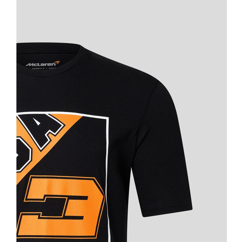 McLaren F1 Men's Daniel Ricciardo USA Austin GP Graphic T-Shirt T-shirts Light Gray