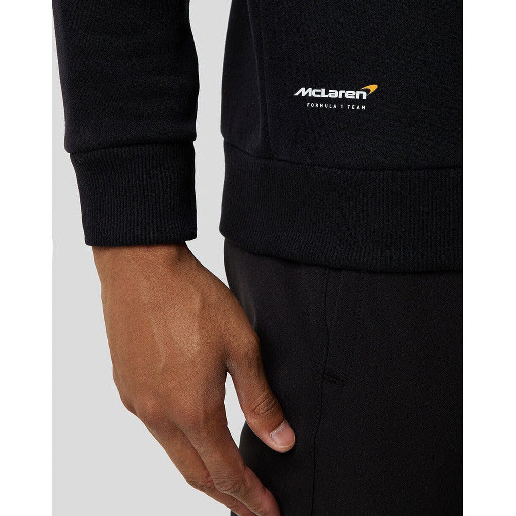 McLaren F1 Men's Daniel Ricciardo USA Austin GP Graphic Crew Sweatshirt Sweatshirt Black