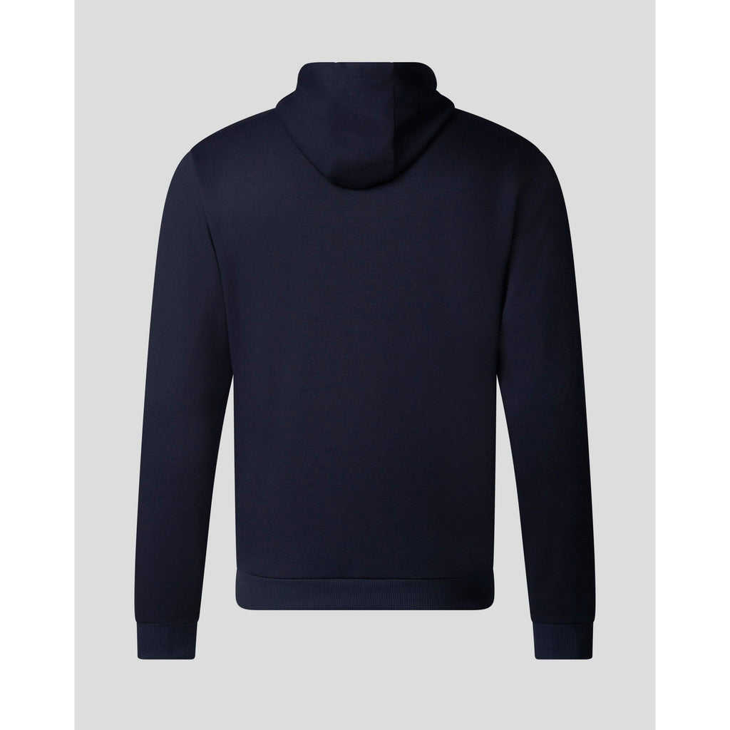 Red Bull Racing F1 Men's Lifestyle Full Zip Hoodie - Flame Scarlet/Night Sky Hoodies Black