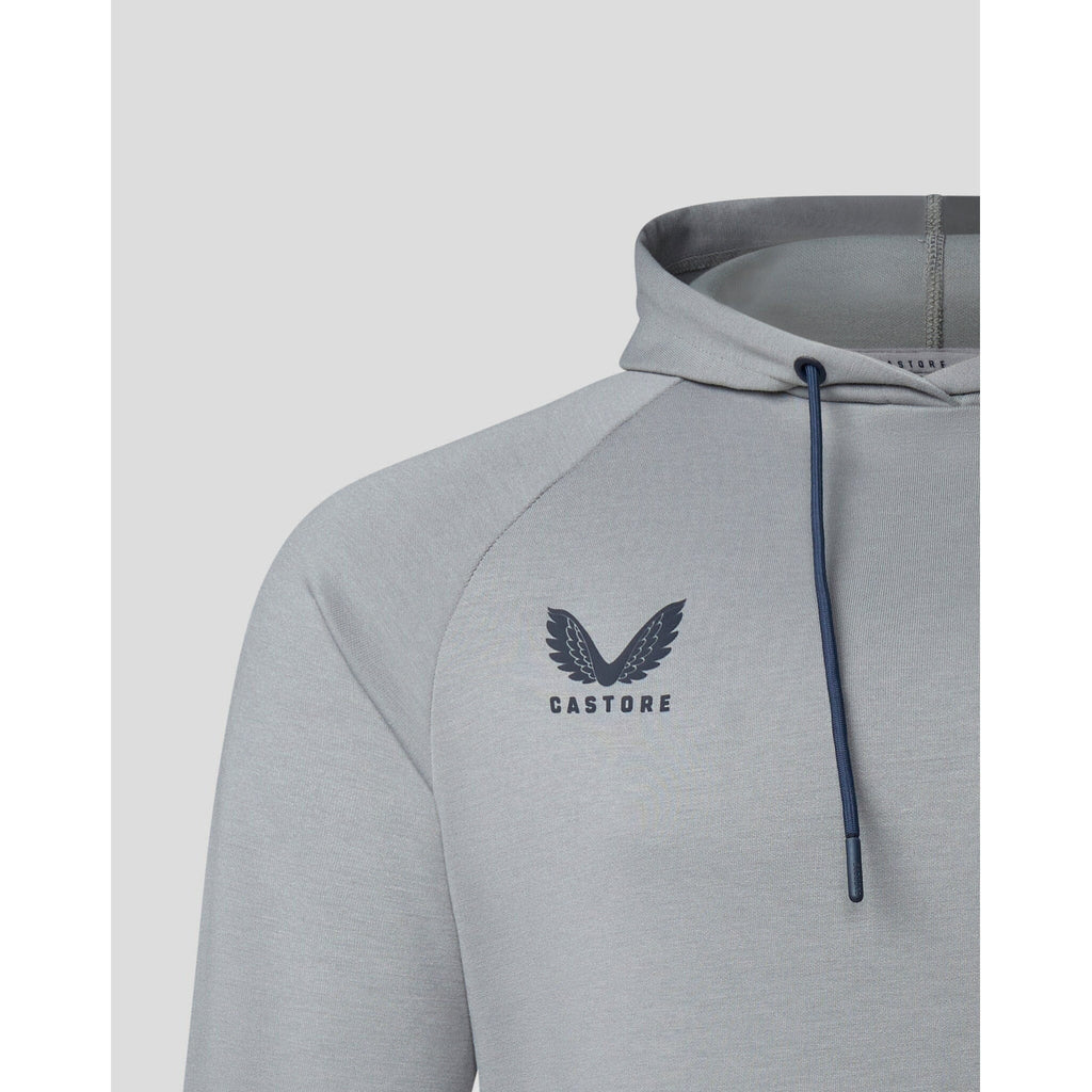 Red Bull Racing F1 Men's Lifestyle Overhead Hoodie - Grey/Night Sky Hoodies Gray