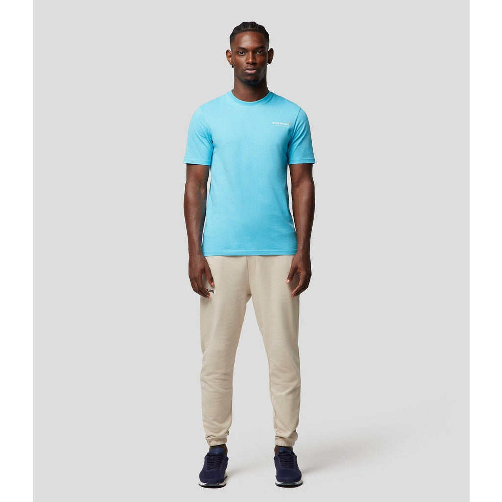 McLaren F1 Men's Dynamic T-Shirt - Cloud Blue/Aquarius/Papaya T-shirts Light Gray