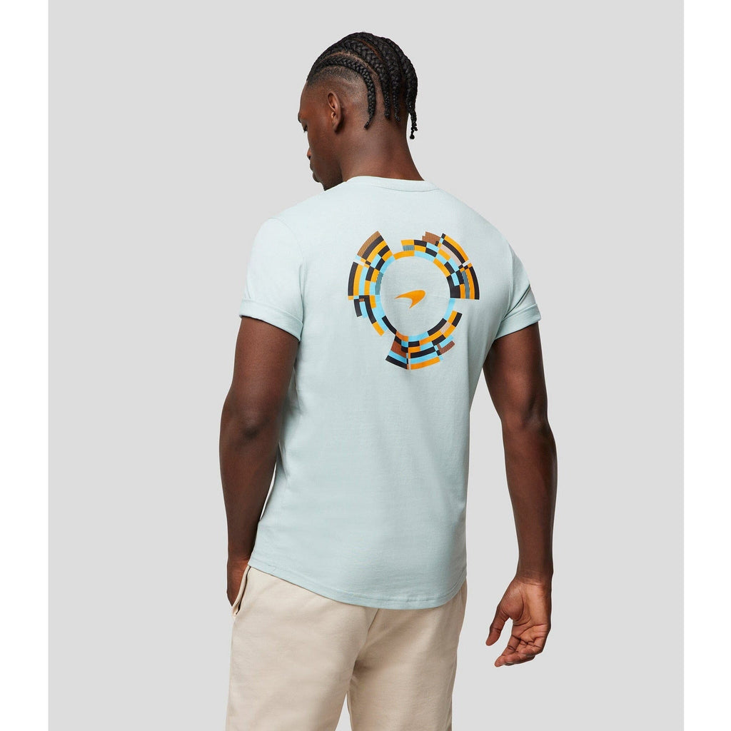 McLaren F1 Men's Dynamic T-Shirt - Cloud Blue/Aquarius/Papaya T-shirts Light Gray