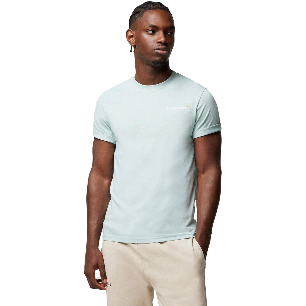 McLaren F1 Men's Dynamic T-Shirt - Cloud Blue/Aquarius/Papaya T-shirts McLaren-Castore 