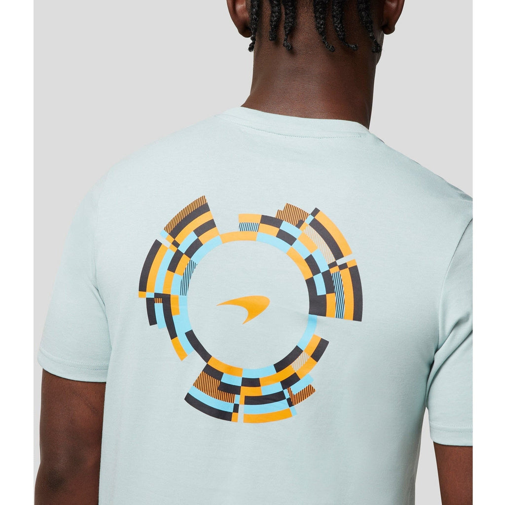 McLaren F1 Men's Dynamic T-Shirt - Cloud Blue/Aquarius/Papaya T-shirts Light Gray