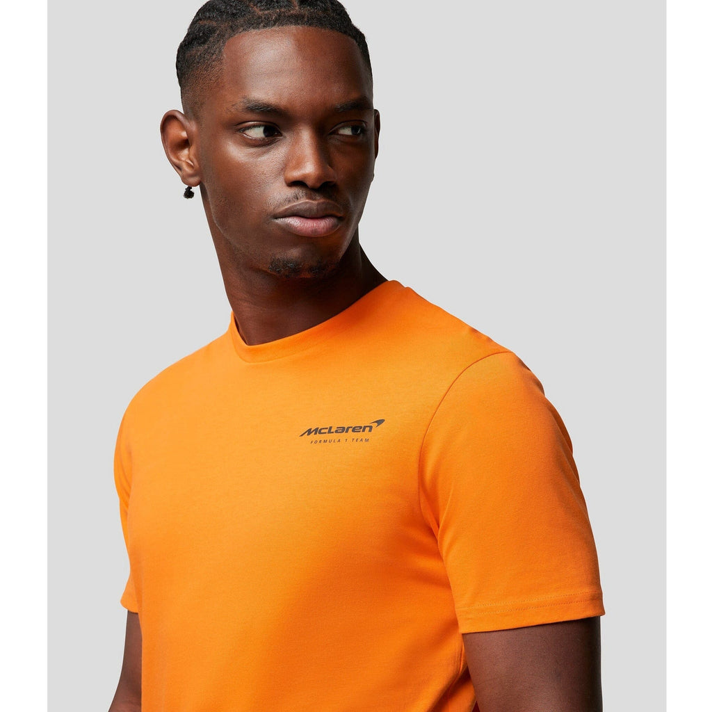 McLaren F1 Men's Dynamic T-Shirt - Cloud Blue/Aquarius/Papaya T-shirts Light Gray