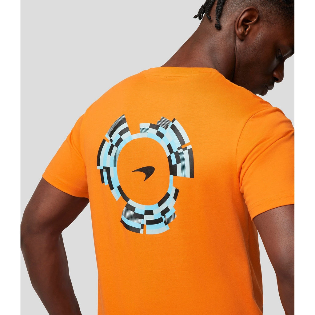 McLaren F1 Men's Dynamic T-Shirt - Cloud Blue/Aquarius/Papaya T-shirts Chocolate
