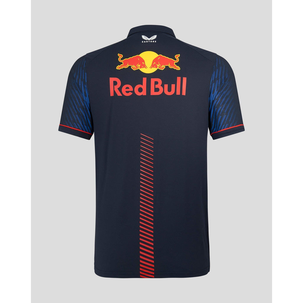 Red Bull Racing F1 Men's 2023 Sergio "Checo" Perez Team Polo Shirt- Navy Polos Light Gray