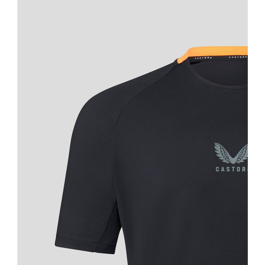 McLaren F1 Men's Performance Tech T-Shirt- Phantom/Papaya T-shirts Dark Slate Gray