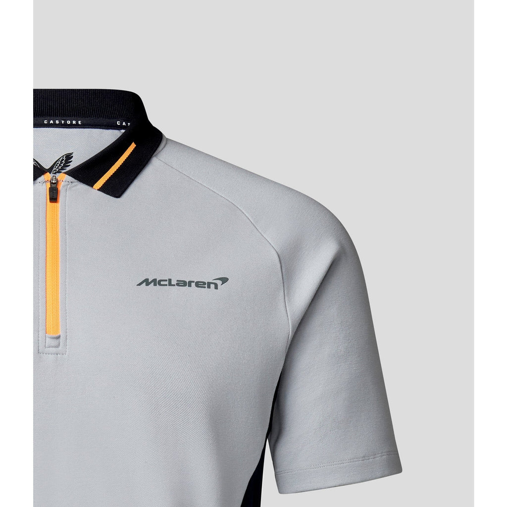 McLaren F1 Men's Performance Polo Shirt - Phantom/Harbor Mist Polos Light Gray