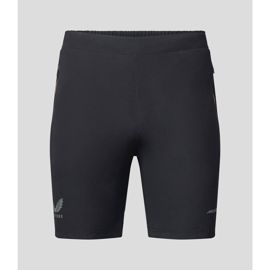 McLaren F1 Men's Performance Shorts- Black Shorts Dark Slate Gray