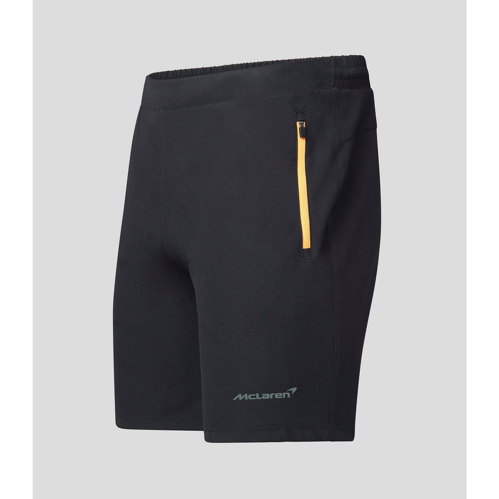 McLaren F1 Men's Performance Shorts- Black Shorts Light Gray