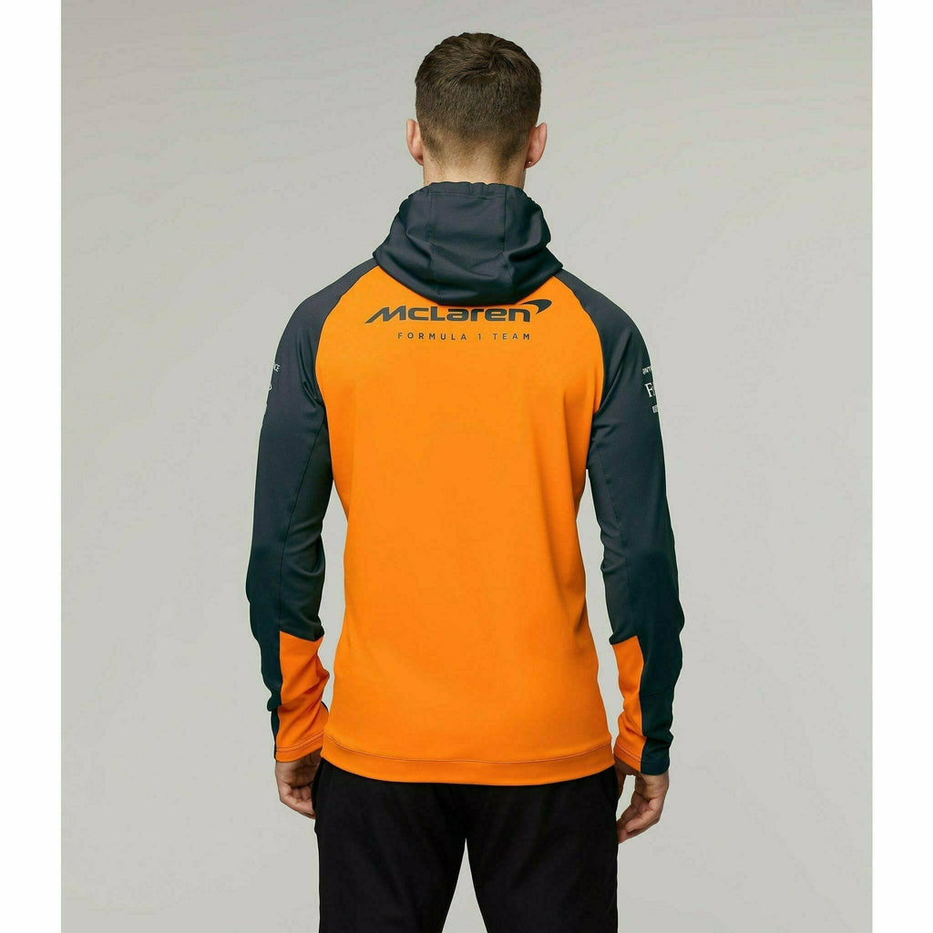 McLaren F1 Men's 2022 Team Hooded Sweatshirt - Papaya Hoodies Gray