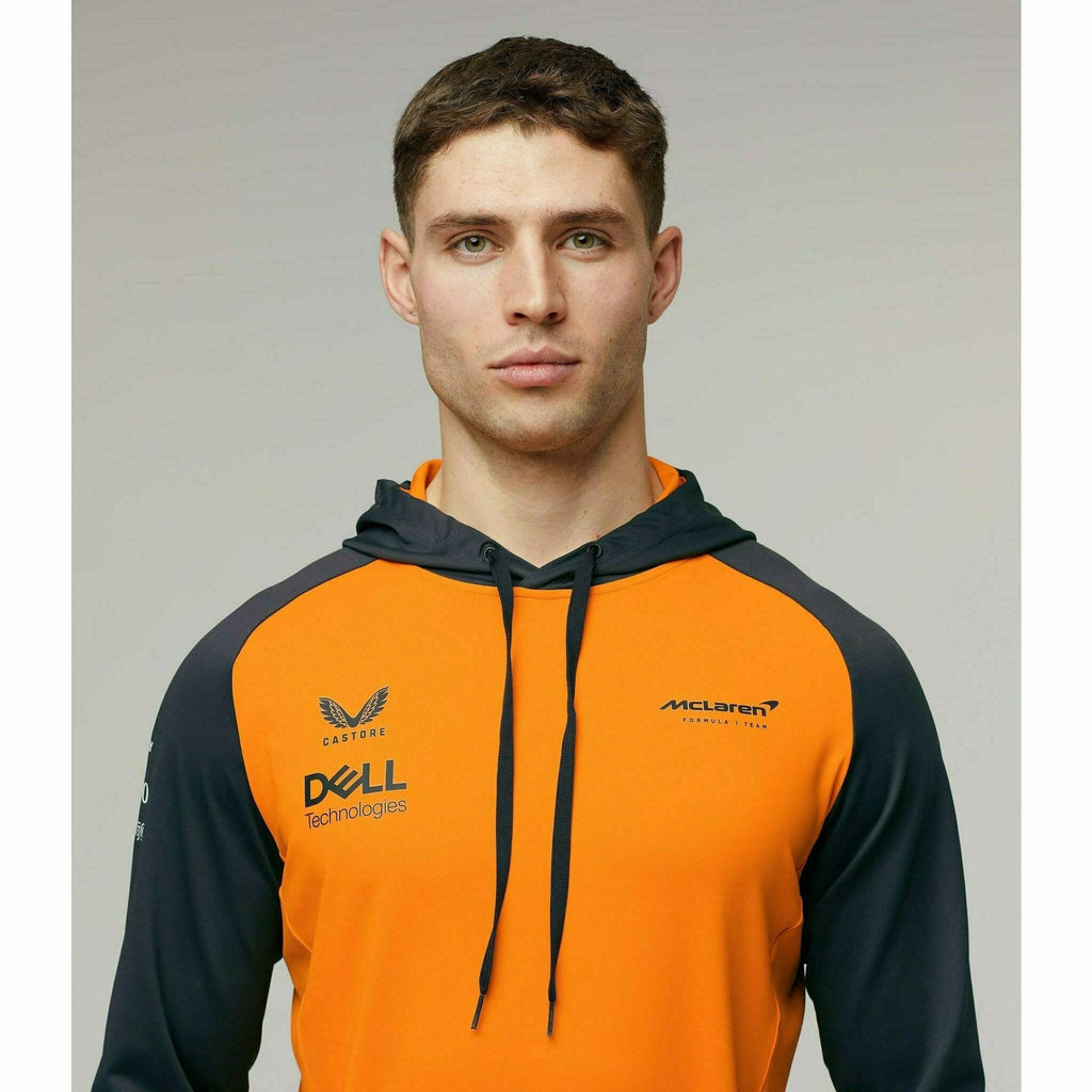 McLaren F1 Men's 2022 Team Hooded Sweatshirt - Papaya Hoodies Gray