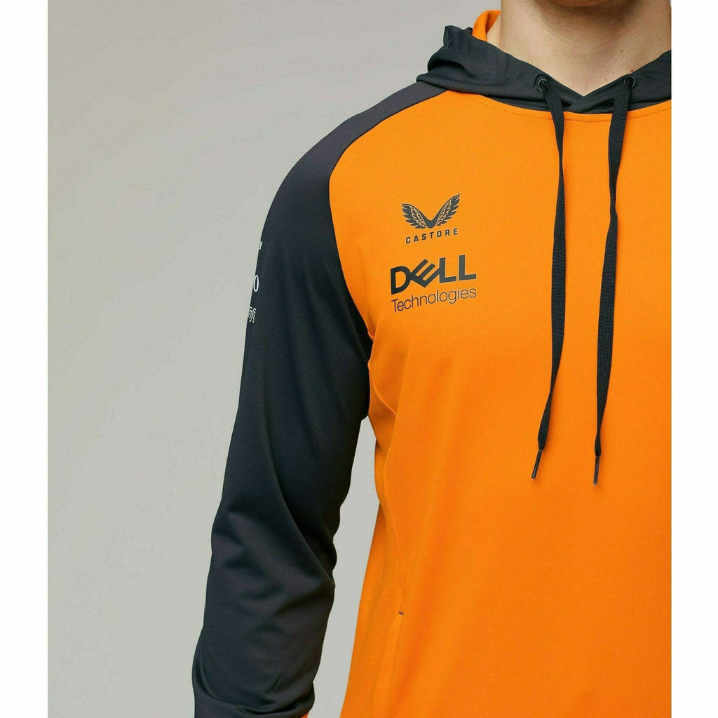 McLaren F1 Men's 2022 Team Hooded Sweatshirt - Papaya Hoodies Dark Orange