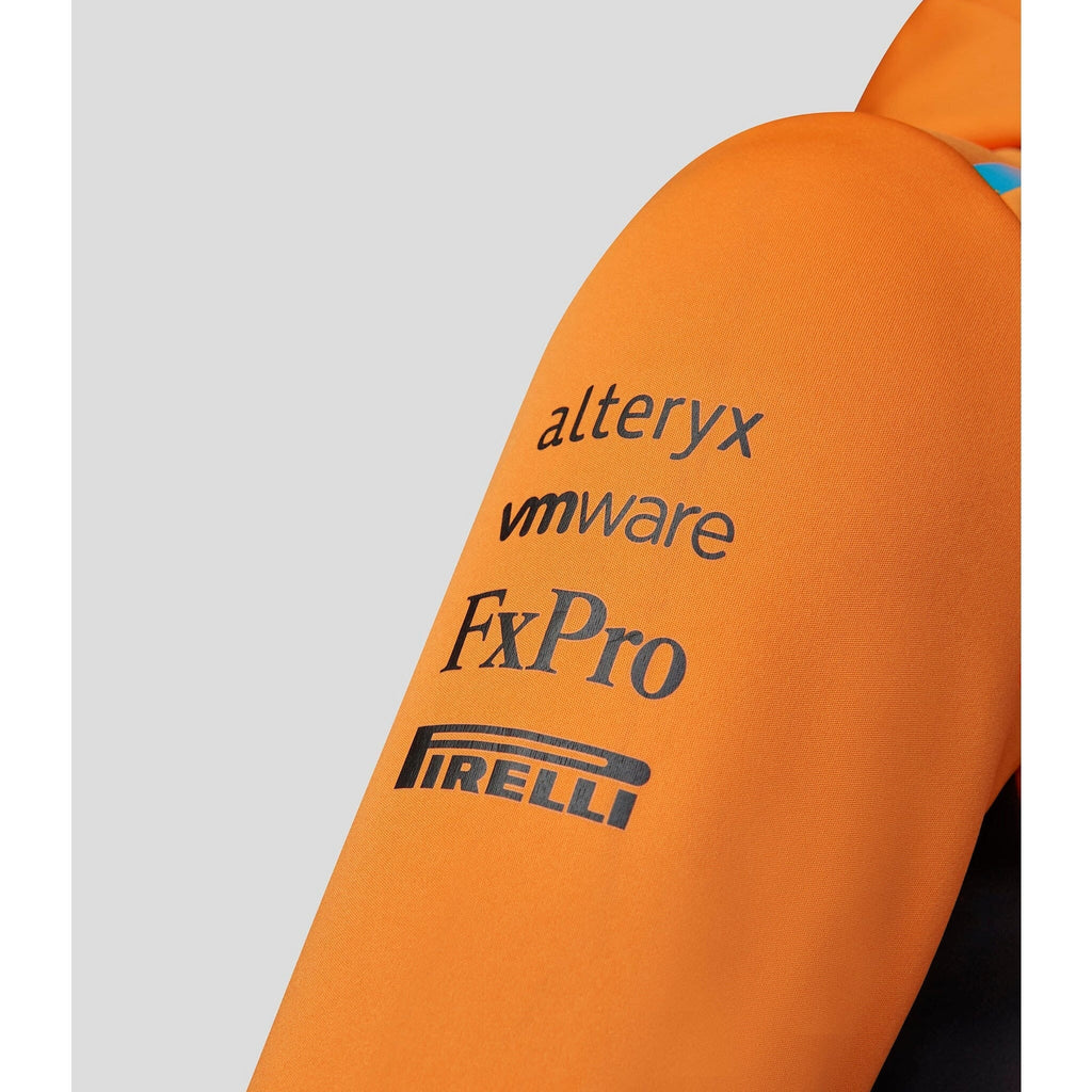 McLaren F1 Men's 2023 Team Hooded Sweatshirt - Papaya Hoodies Chocolate