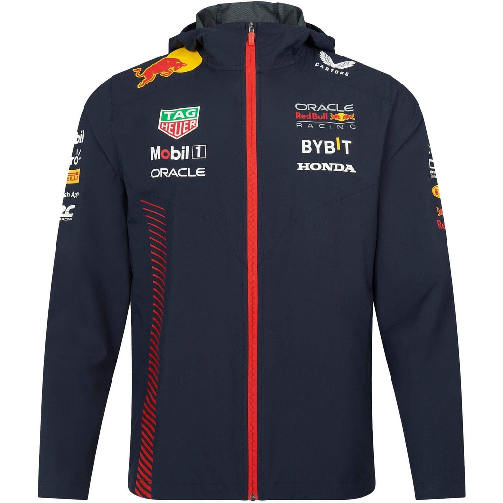 Red Bull Racing F1 2023 Team Rain Jacket- Navy Jackets Dark Slate Gray