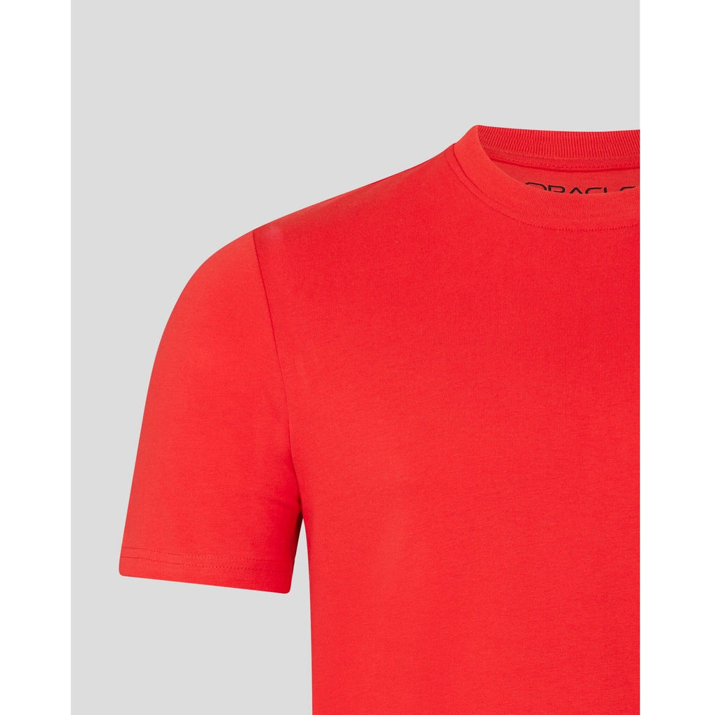 Red Bull Racing F1 Core Logo T-shirt - Flame Scarlet/Grey/Night Sky T-shirts Light Gray