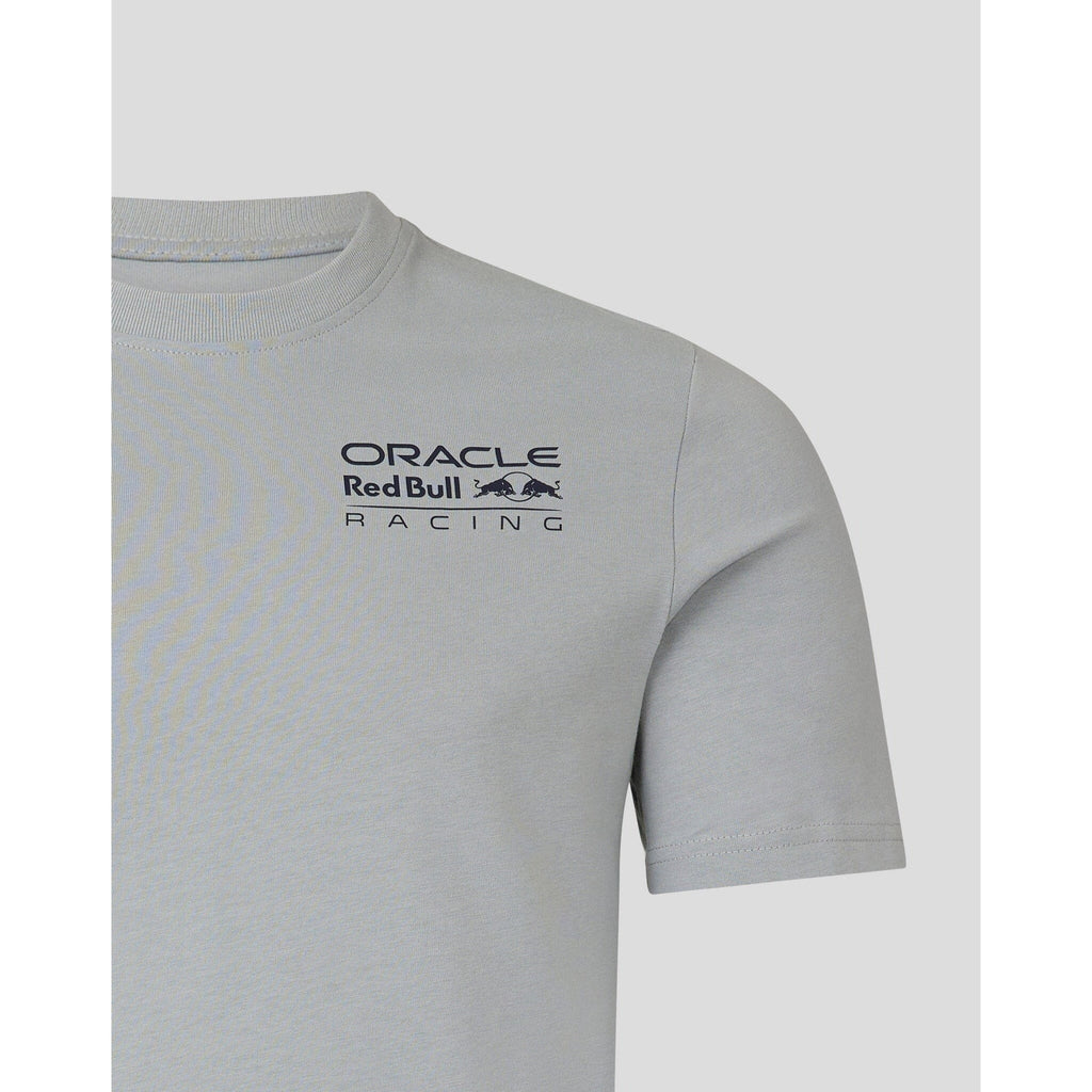 Red Bull Racing F1 Core Logo T-shirt - Flame Scarlet/Grey/Night Sky T-shirts Gray