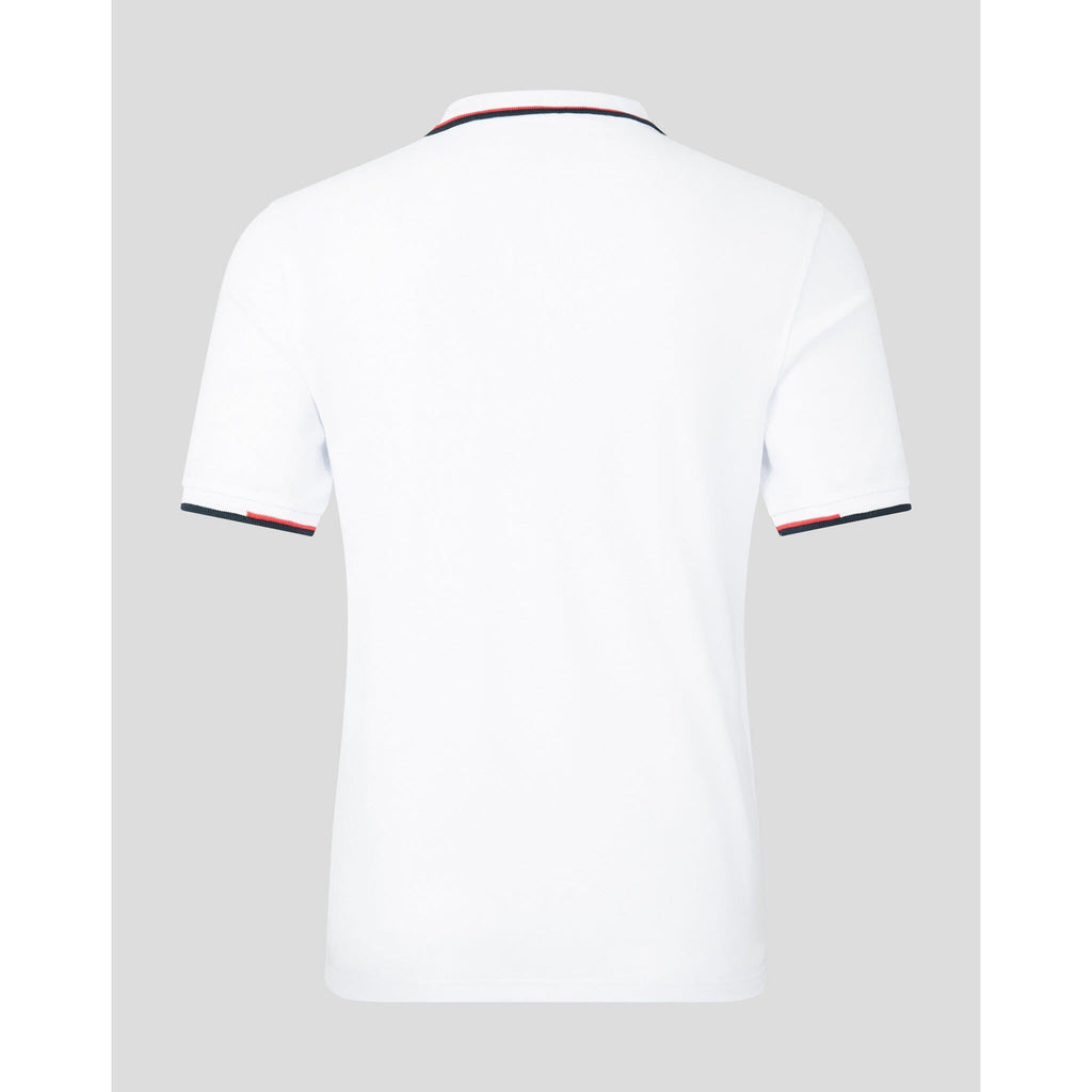 Red Bull Racing F1 Core Logo Polo - Flame Scarlet/Grey/Night Sky/White Polos Lavender