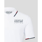 Red Bull Racing F1 Core Logo Polo - Flame Scarlet/Grey/Night Sky/White Polos Lavender
