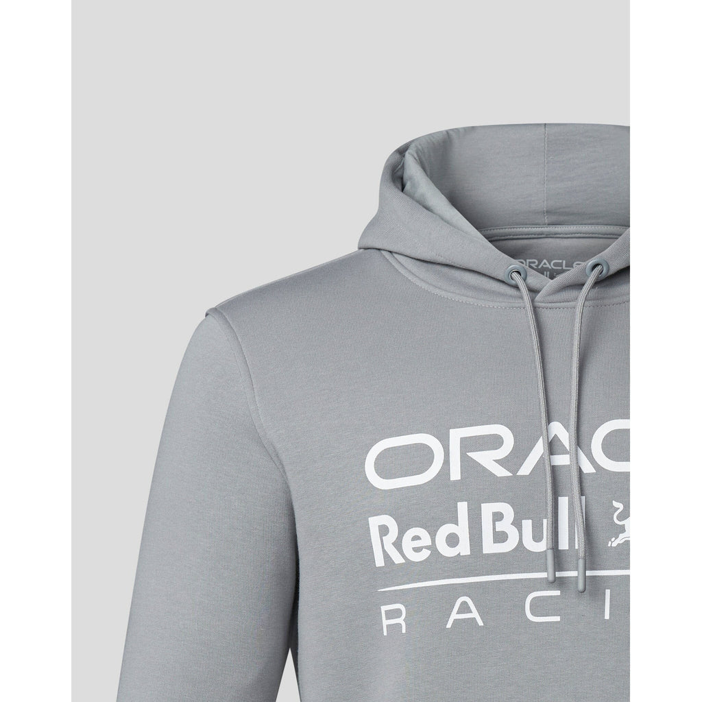 Red Bull Racing F1 Core Overhead Hoodie - Flame Scarlet/Grey/Night Sky Hoodies Gray