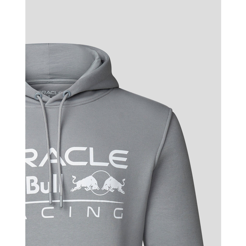 Red Bull Racing F1 Core Overhead Hoodie - Flame Scarlet/Grey/Night Sky Hoodies Gray
