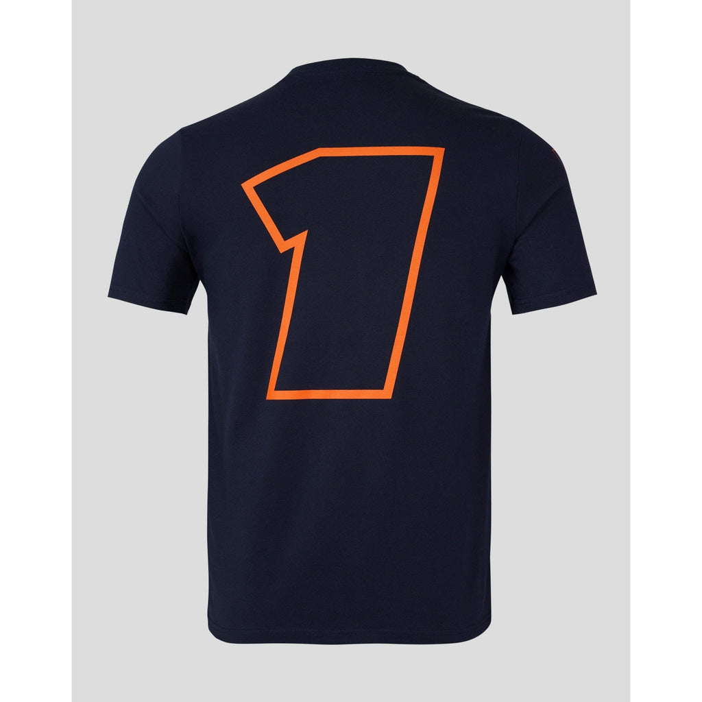 Red Bull Racing F1 Max Verstappen Driver T-Shirt - Night Sky T-shirts Light Gray