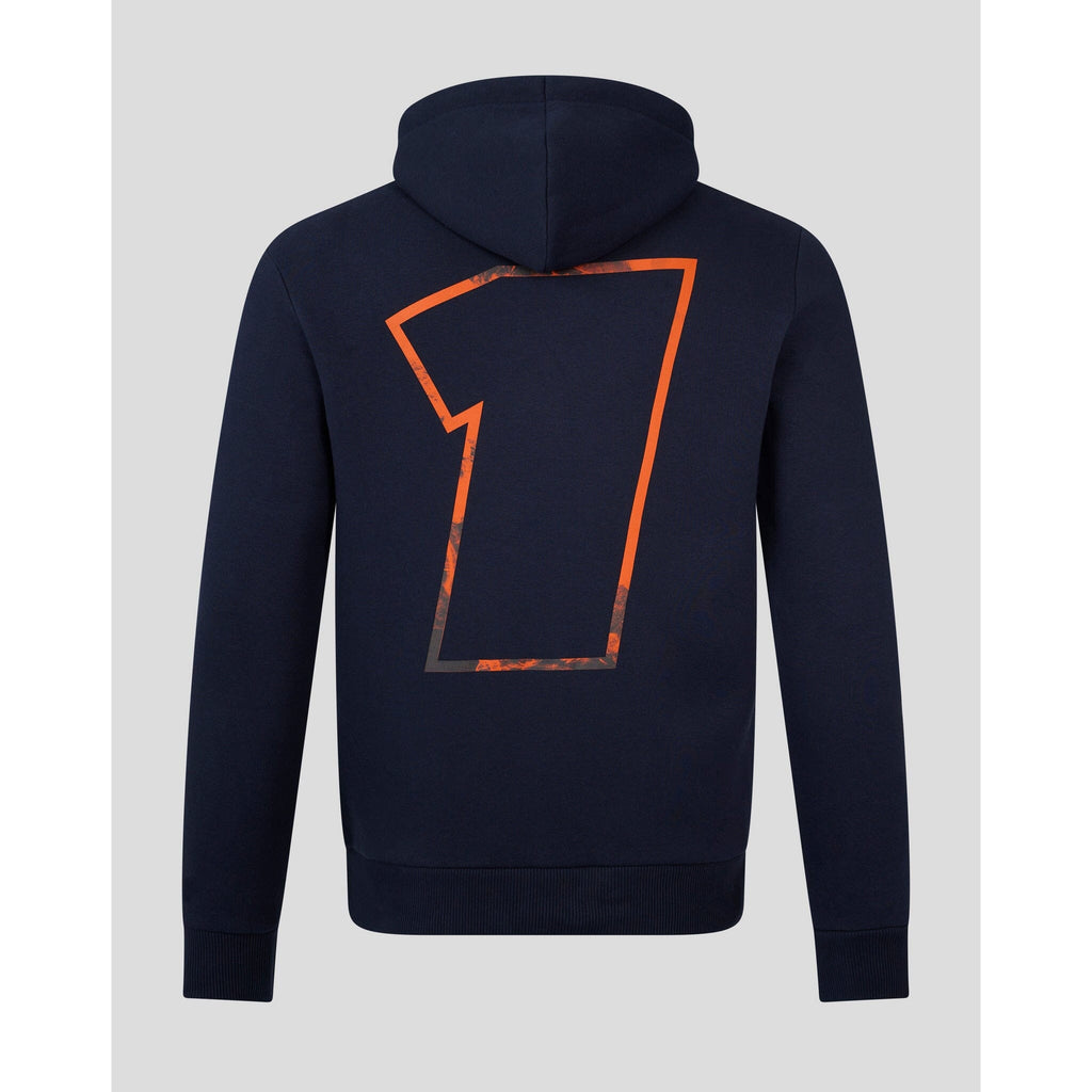 Red Bull Racing F1 Max Verstappen "MV1" Driver Hoodie - Night Sky Hoodies Light Gray