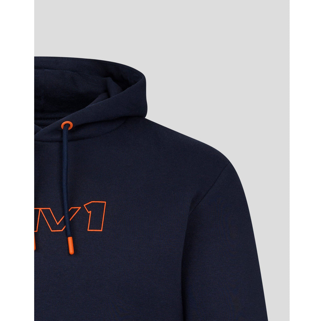 Red Bull Racing F1 Max Verstappen "MV1" Driver Hoodie - Night Sky Hoodies Light Gray