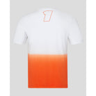 Red Bull Racing F1 Max Verstappen Driver T-Shirt - Exotic Orange/White T-shirts Light Gray