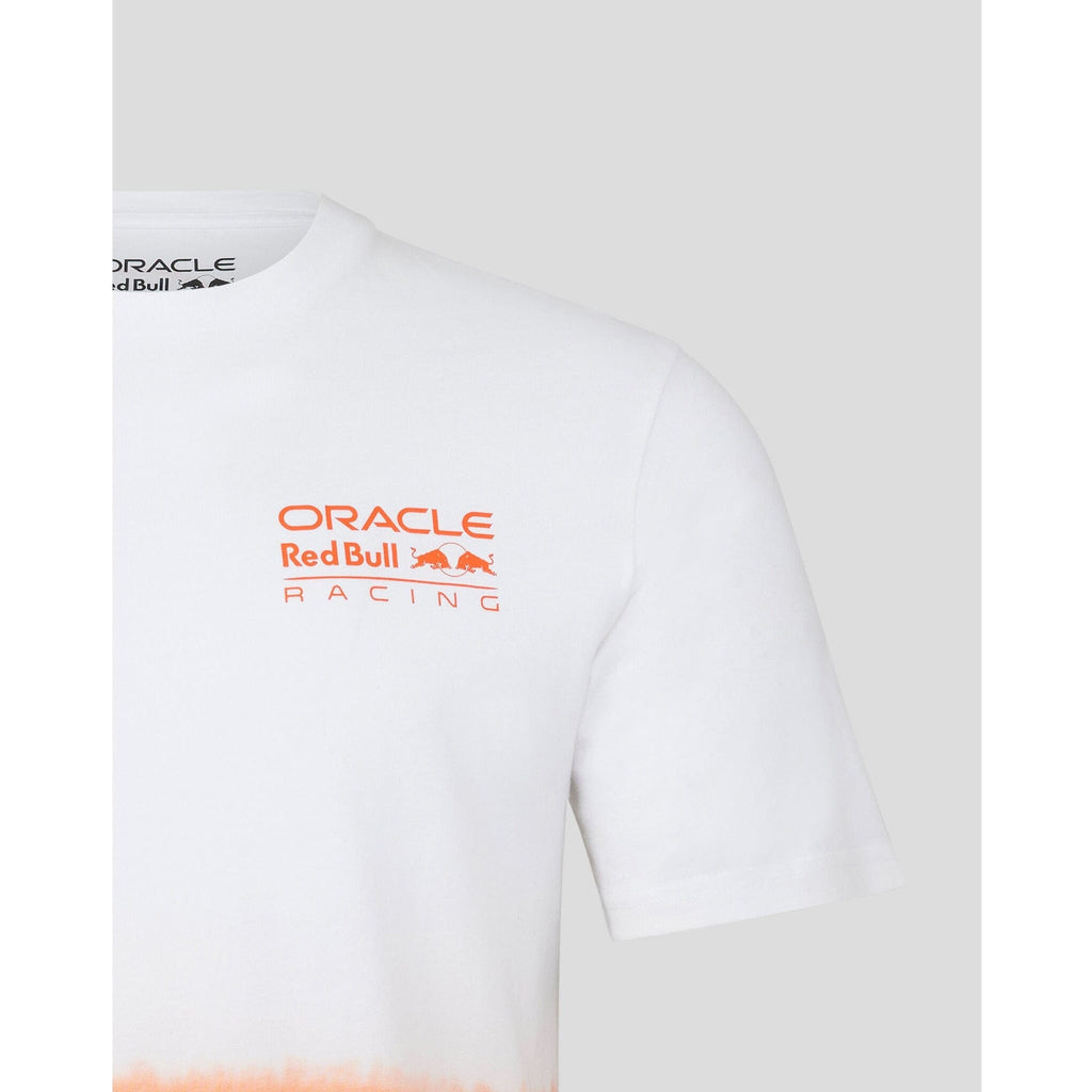 Red Bull Racing F1 Max Verstappen Driver T-Shirt - Exotic Orange/White T-shirts Lavender