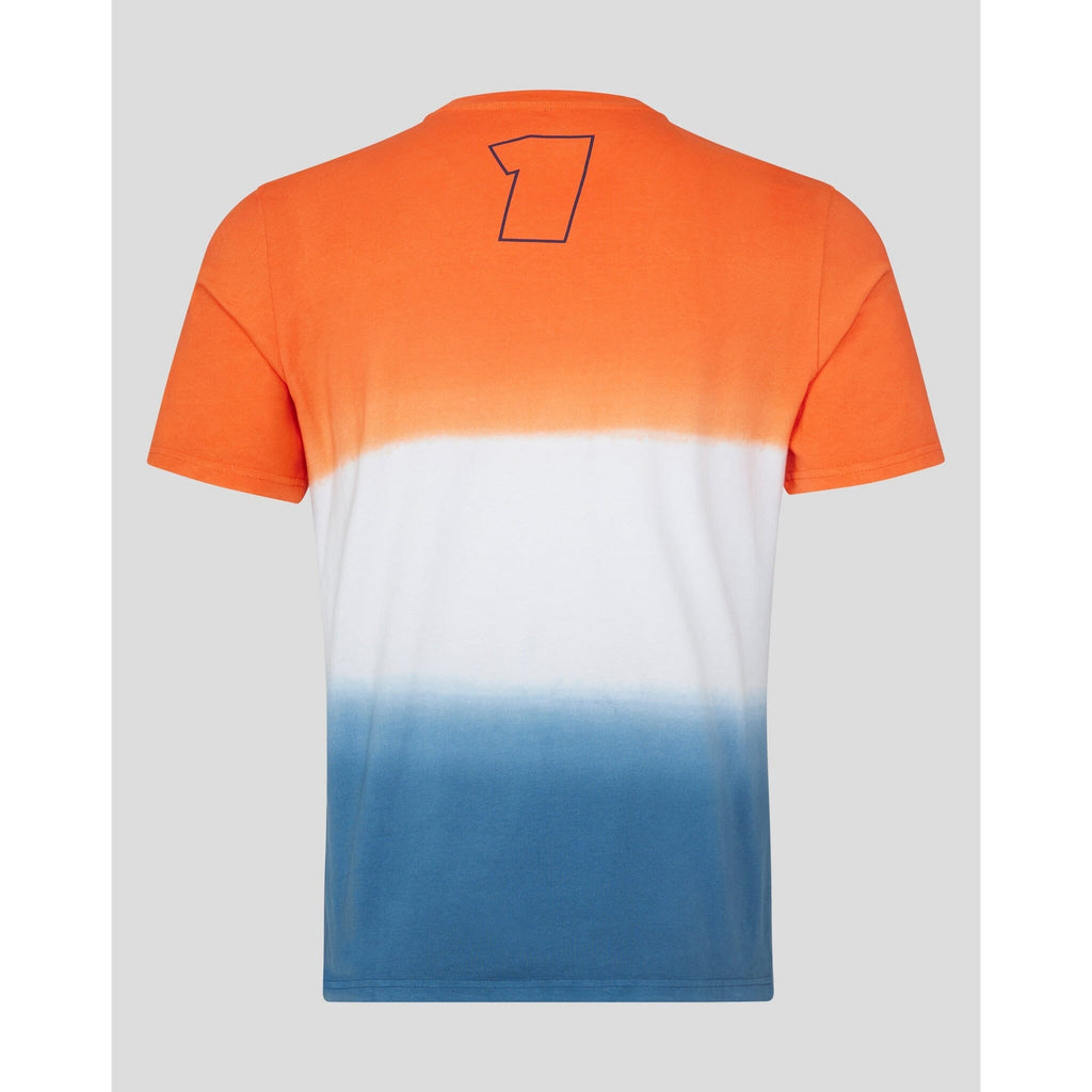 Red Bull Racing F1 Max Verstappen Driver T-Shirt - Exotic Orange/Navy T-shirts Light Gray