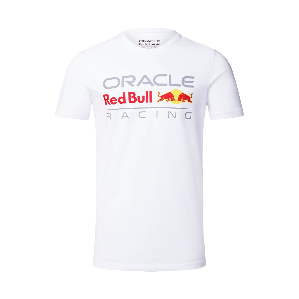 Red Bull Racing F1 Large Front Logo T-Shirt - Flame Scarlet/Grey/Night Sky/White T-shirts Red Bull Racing 